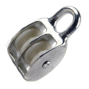 Bloczek do lin podwójny 50mm